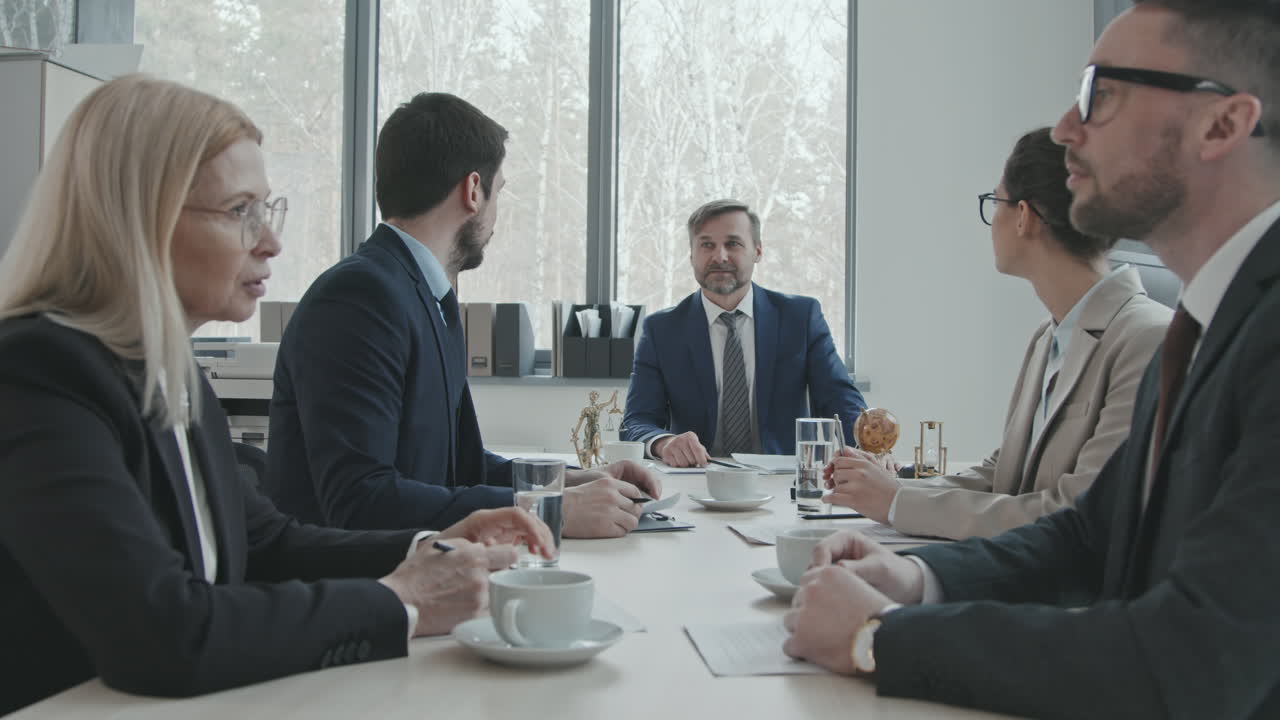 Team of Attorneys at Conference Table