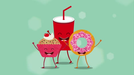 cute cartoon food illustration