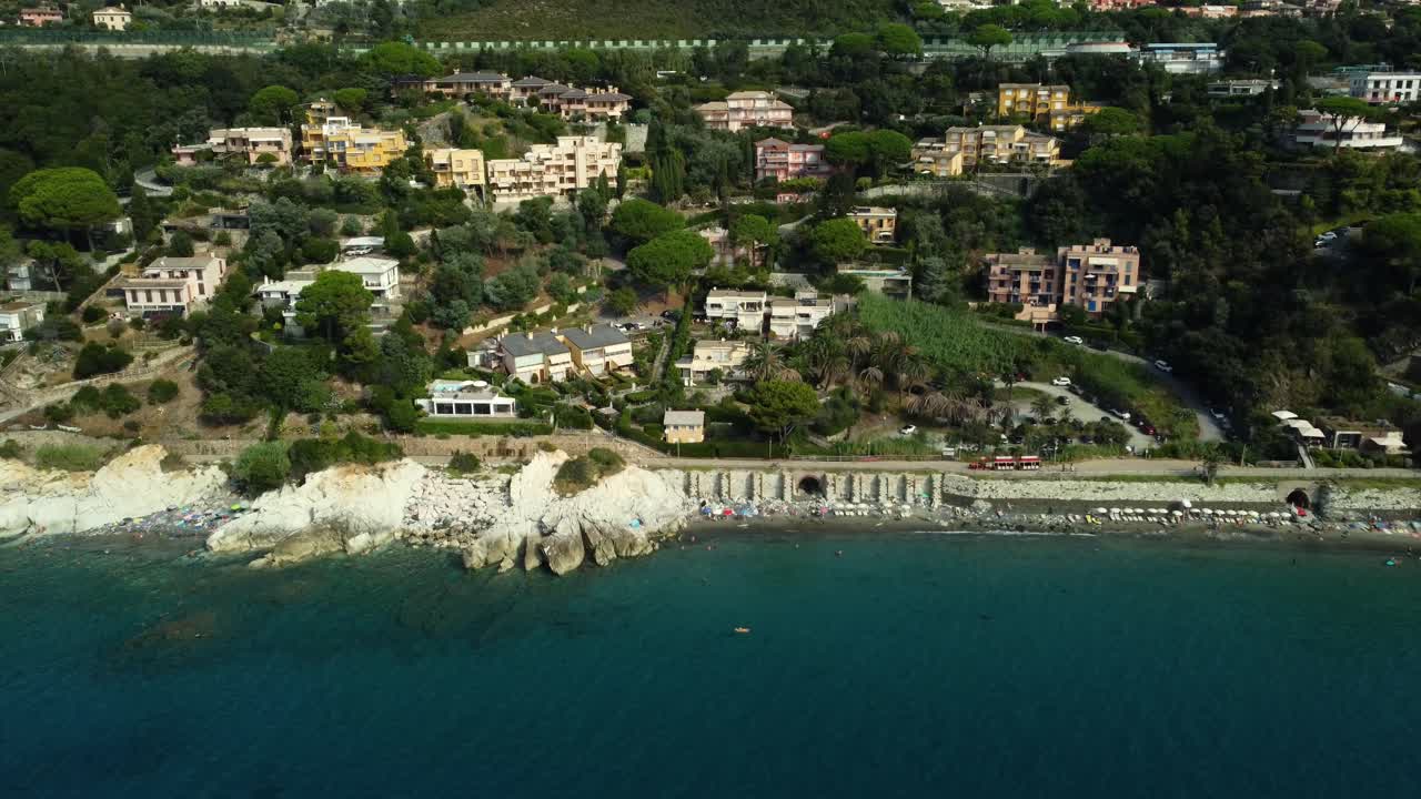 Coastal Town with Beachfront Residences