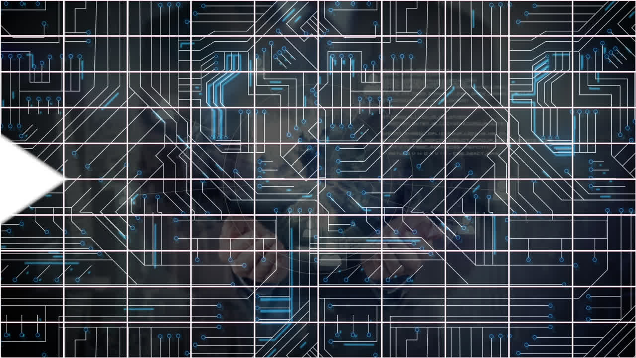 Animation of arrows over network of connections