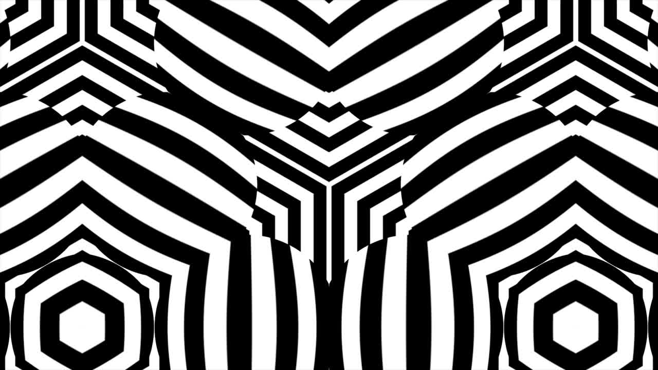 patrón geométrico abstracto en blanco y negro