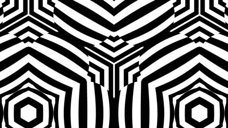 abstract black and white geometric pattern