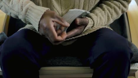 praying-to-God-with-bible-faithfully-worshipping-with-people-stock-footage-stock-video