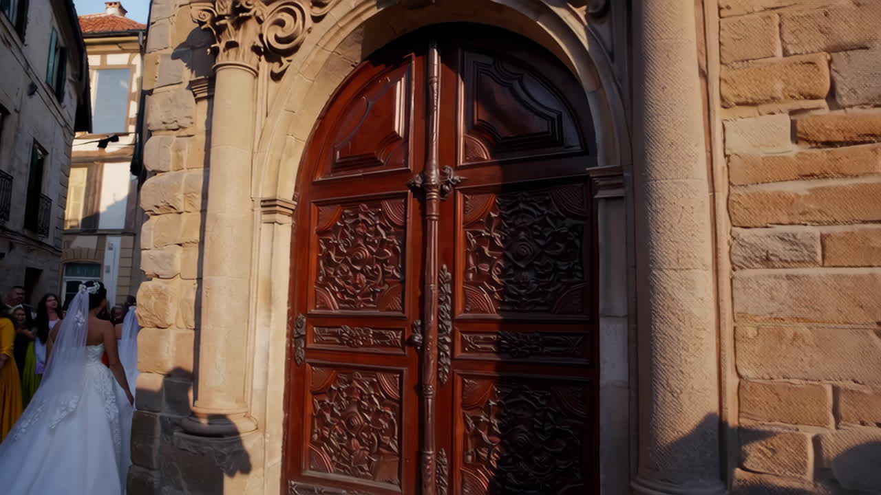 Wedding Ceremony in a European City