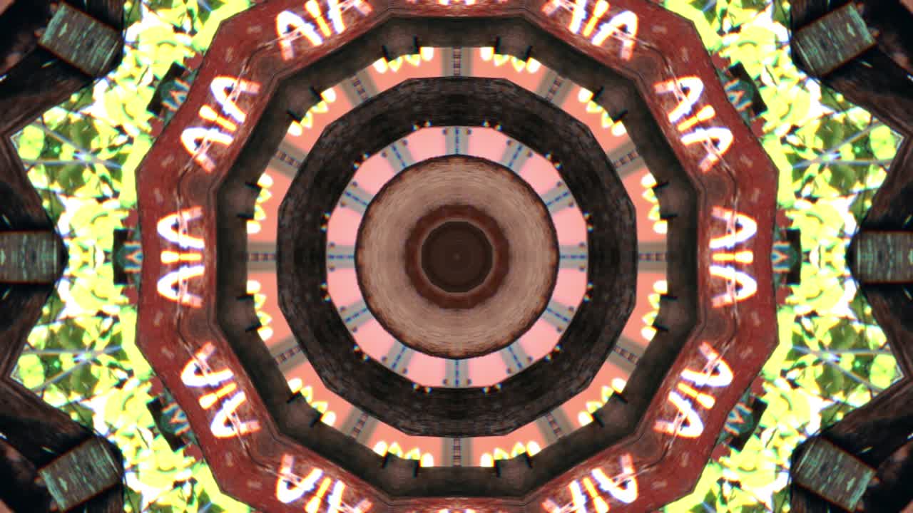 el caleidoscopio de los gráficos en movimiento.