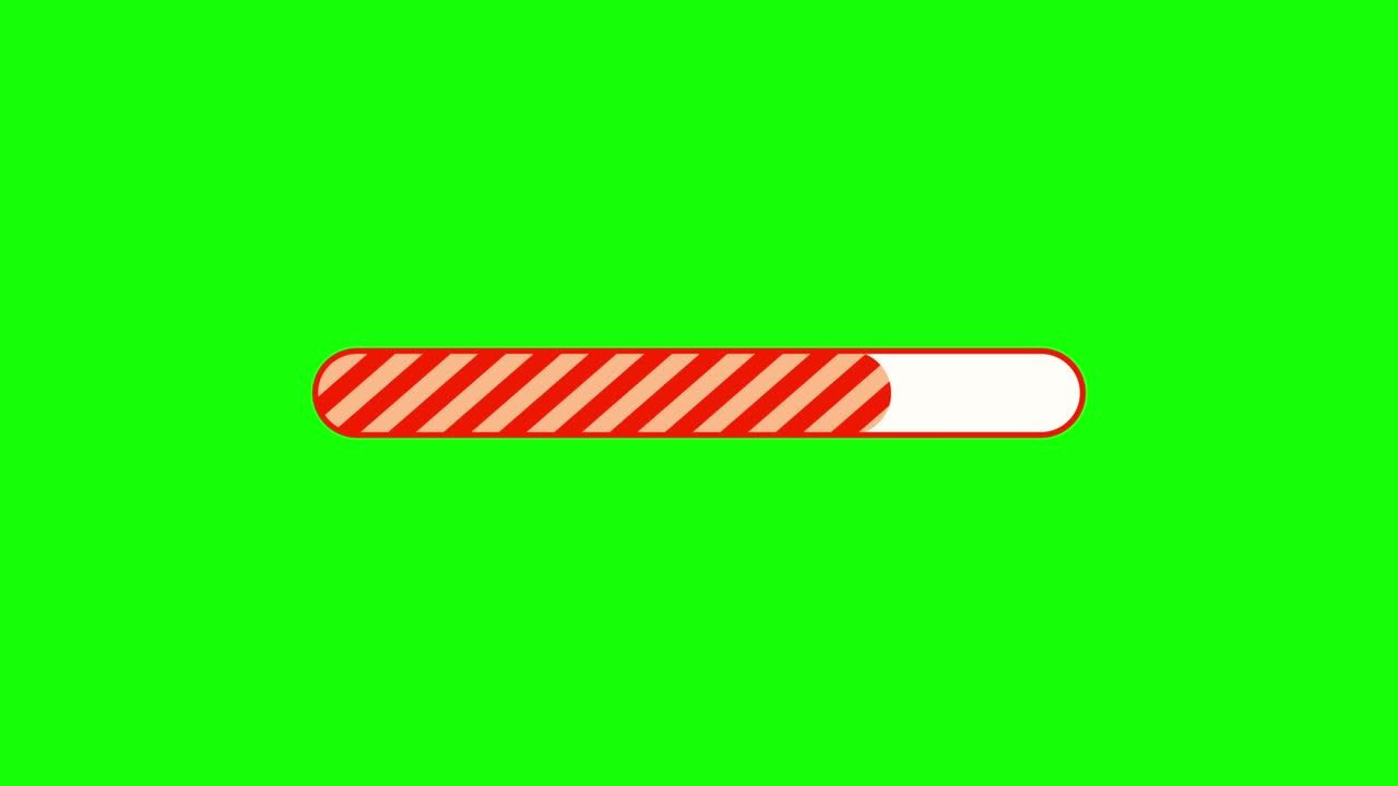 간단한 진행 바 애니메이션 빨간색