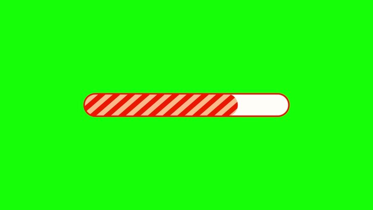 Simple Progress Bar Animation Red
