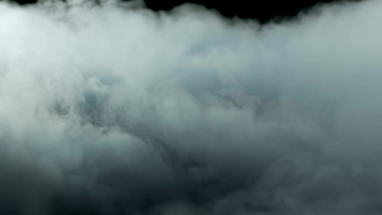 nubes de humo de hielo seco realista