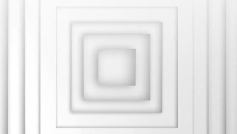 animation of moving white geometrical shapes