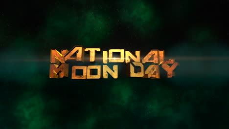 National-Moon-Day-with-light-of-stars-and-green-clouds-in-dark-galaxy