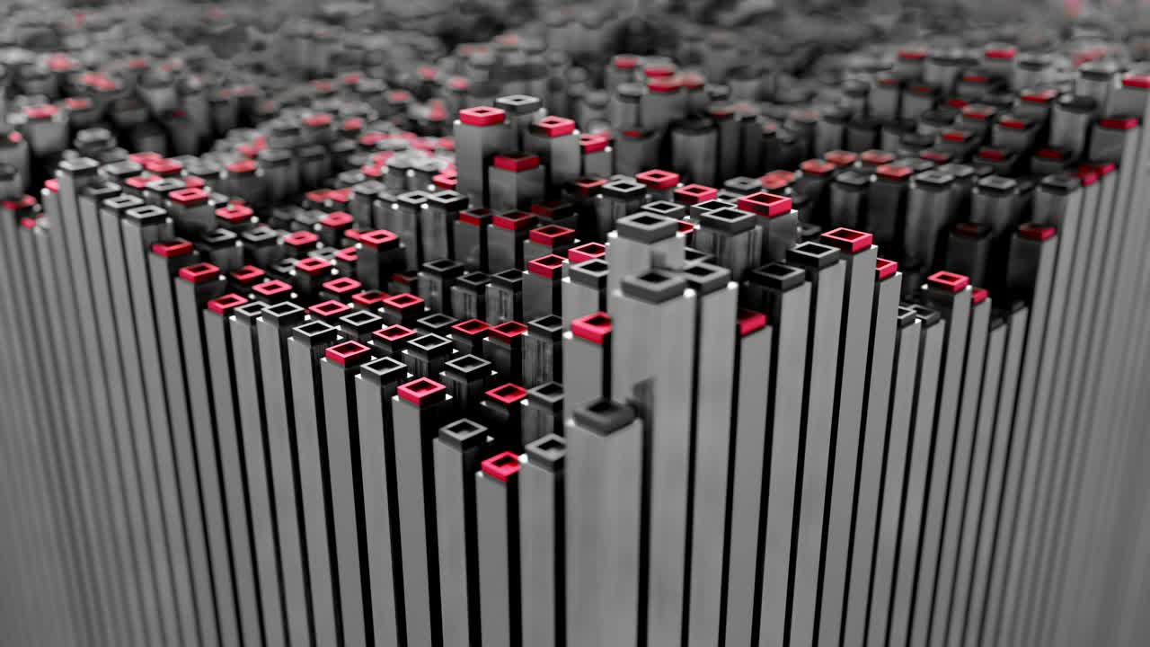 concepto de aprendizaje automático abstracto de 4k.