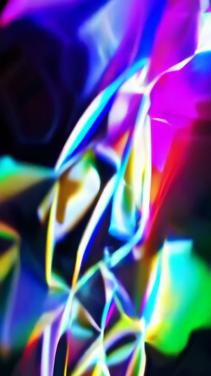 Vivaci rifrazioni di luce astratte