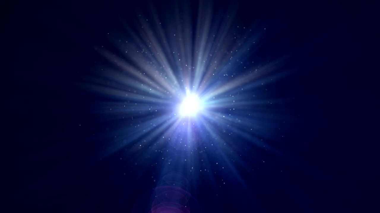 fondo abstracto con luz brillante en el centro. bucle sin costuras