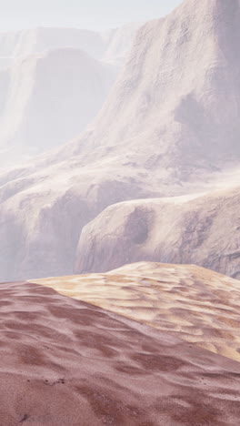 paisaje árido con montañas