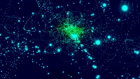 animación abstracta estilizado espacio de fondo