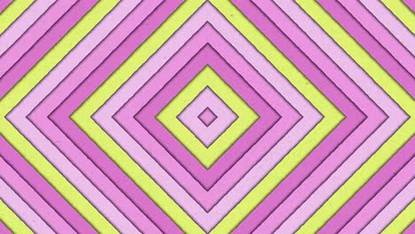 formas abstractas túnel rombo rayas coloridas fondo de bucle sin costuras