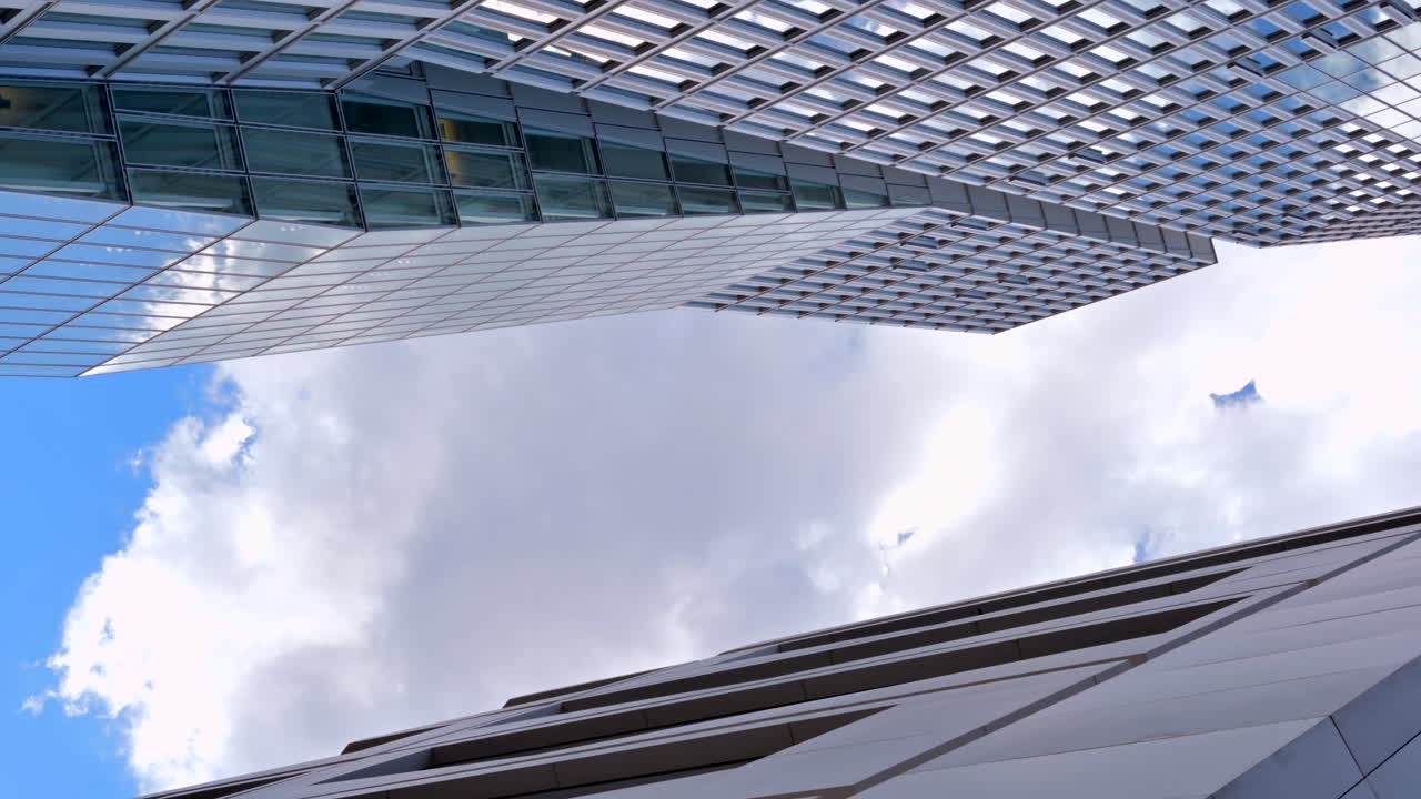 View of a skyscraper in Frankfurt, Germany