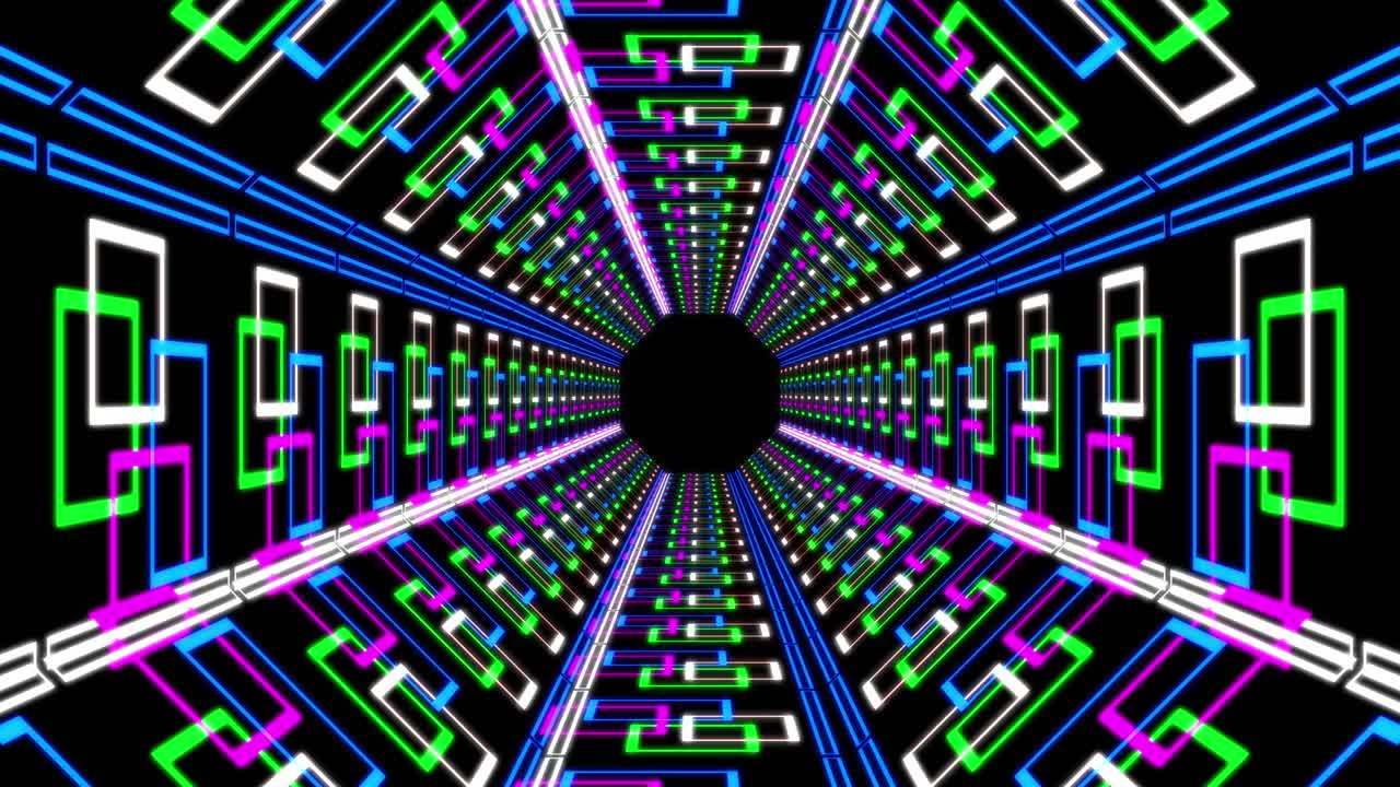 el progreso del túnel cibernético animación gráficos de movimiento