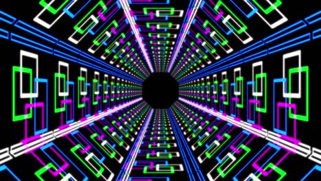 cyber tunnel progress animation motion graphics