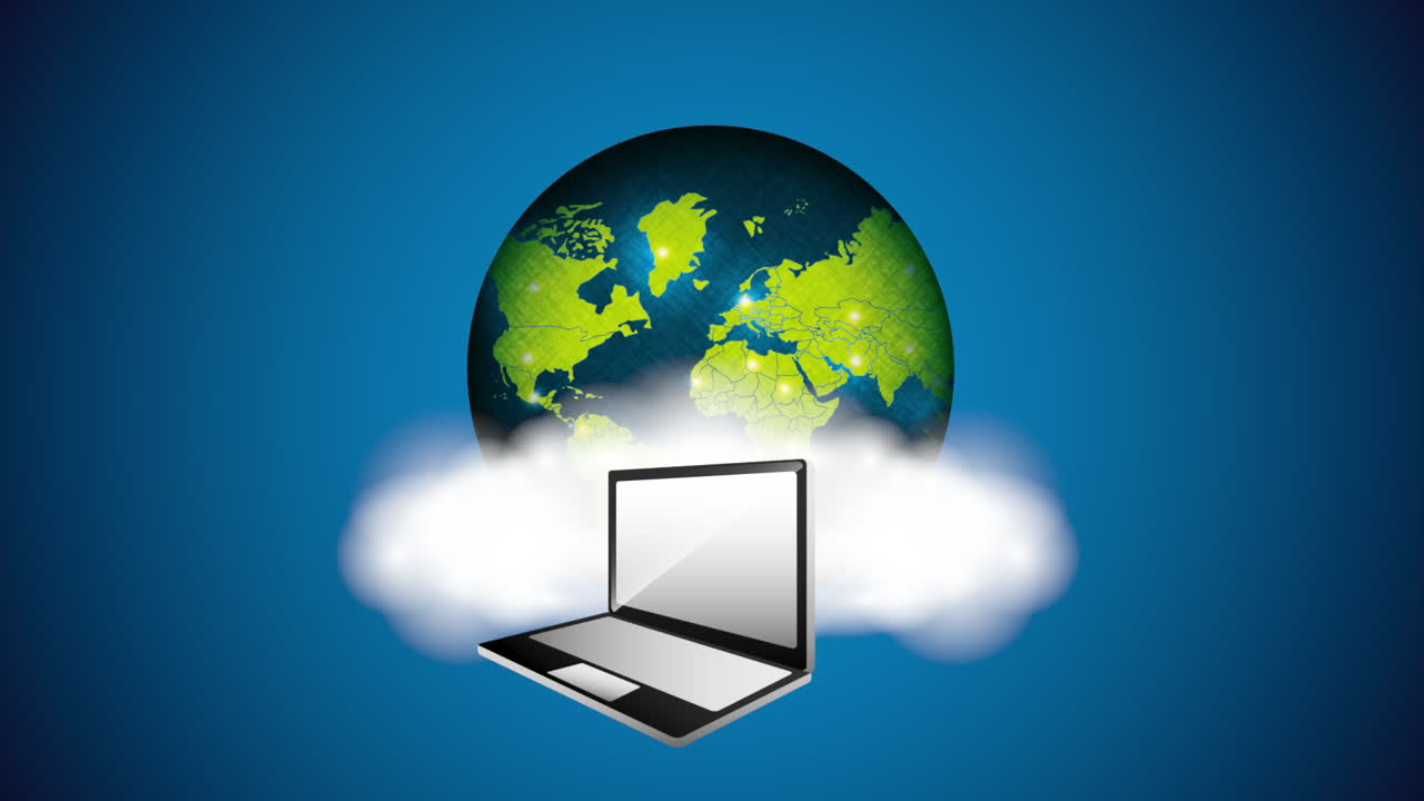 tecnología de big data con portátil