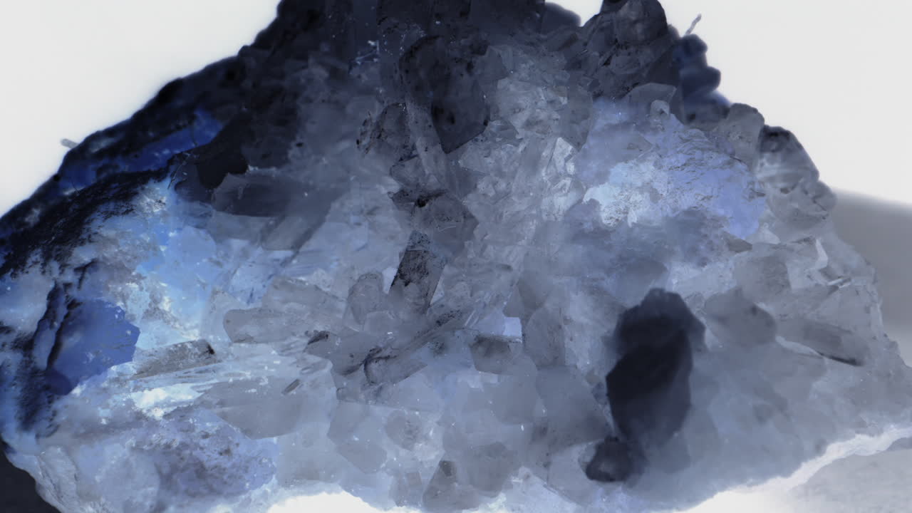 Close-up of a Quartz Crystal Cluster