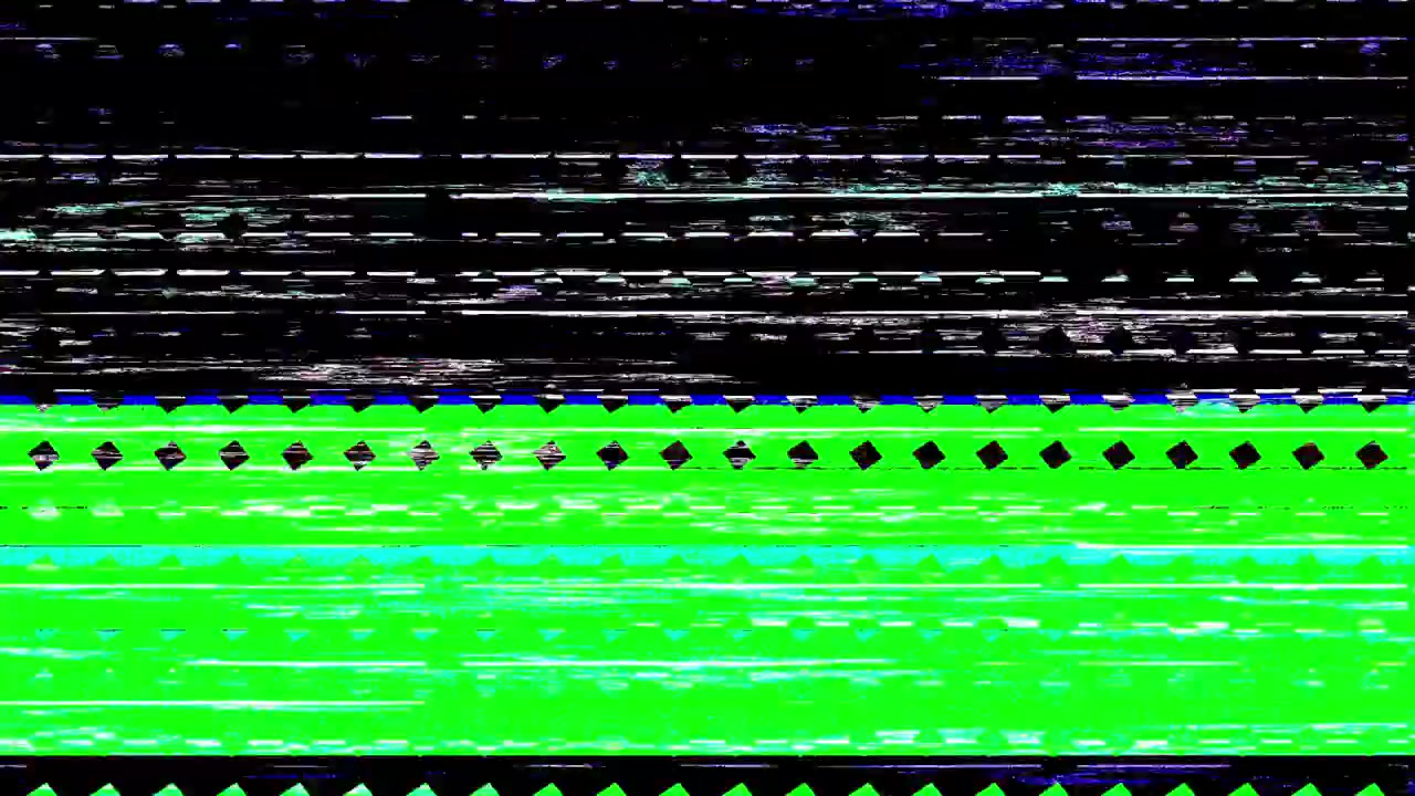 Digital Glitch and Signal Interference Effect