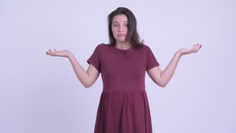 joven hermosa mujer embarazada