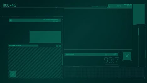 Animation-of-digital-computer-interface-screens-scanning
