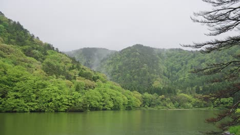 See-Am-Berghang-Des-Mt.-Daisen,-Tottori,-Japan