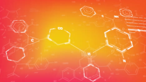 Animation of chemical structures and data processing