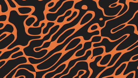 Dynamic-and-energetic-black-and-orange-abstract-pattern-on-a-bold-black-background