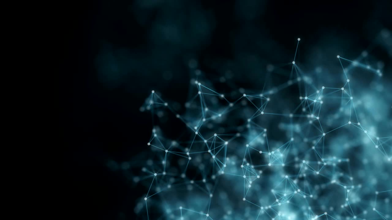 4K Abstract Molecular Mesh.