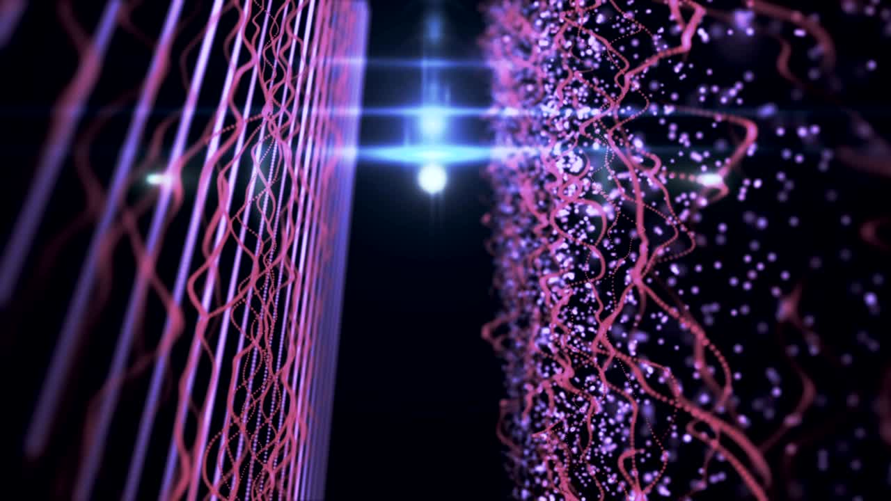 frecuencias de audio animadas. bucle sin fisuras de 4k.