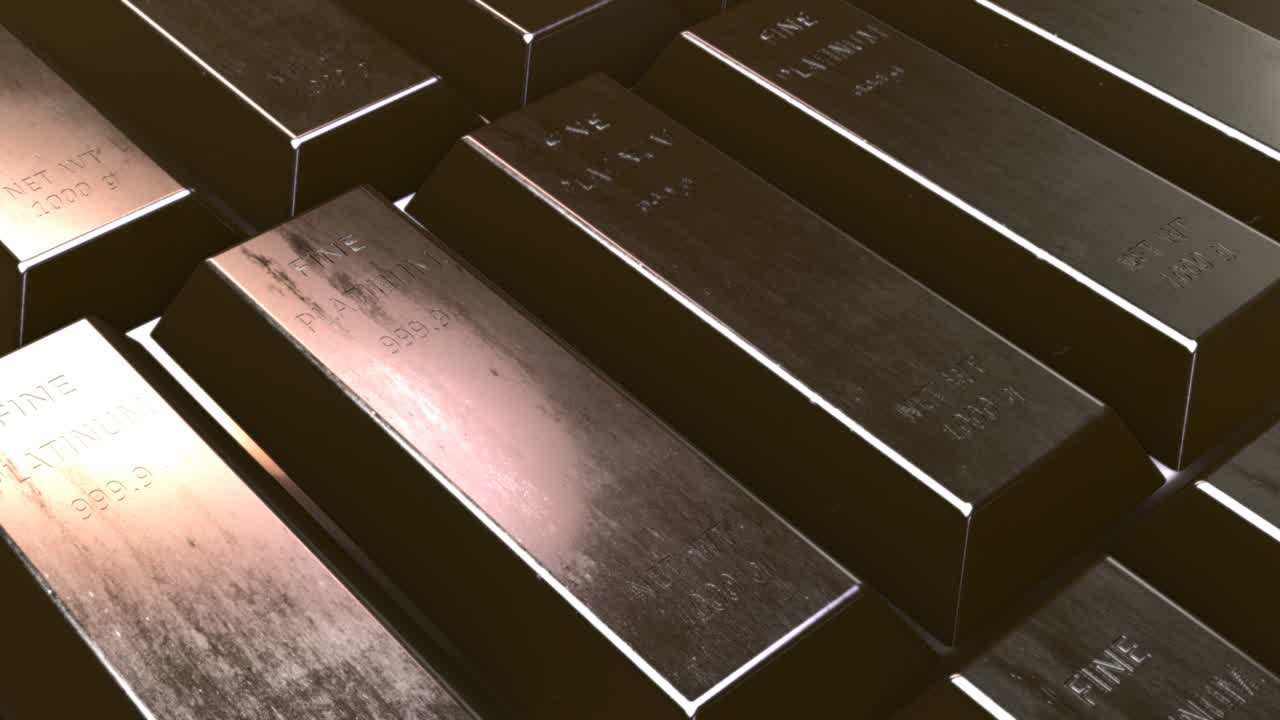 플래티넘 바 배경, 애니메이션, 3d 렌더링, 스 비디오