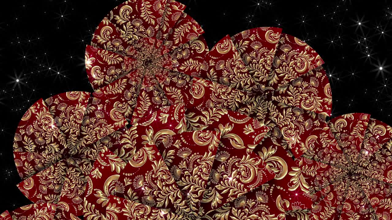 ornamento de oro. ruedas con patrones. rotación de fondos estilizados. divulgación de imágenes por ventilador.