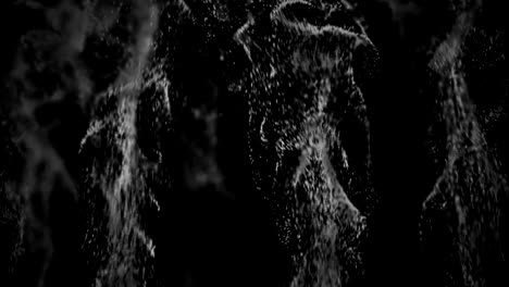 particle dust explosion simulation.