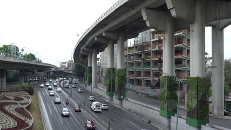 time-lapse de una carretera en la ciudad de mexico