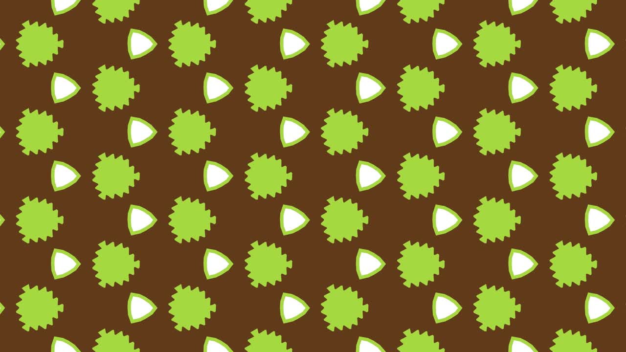 diseño de patrón sin costuras animado flotante