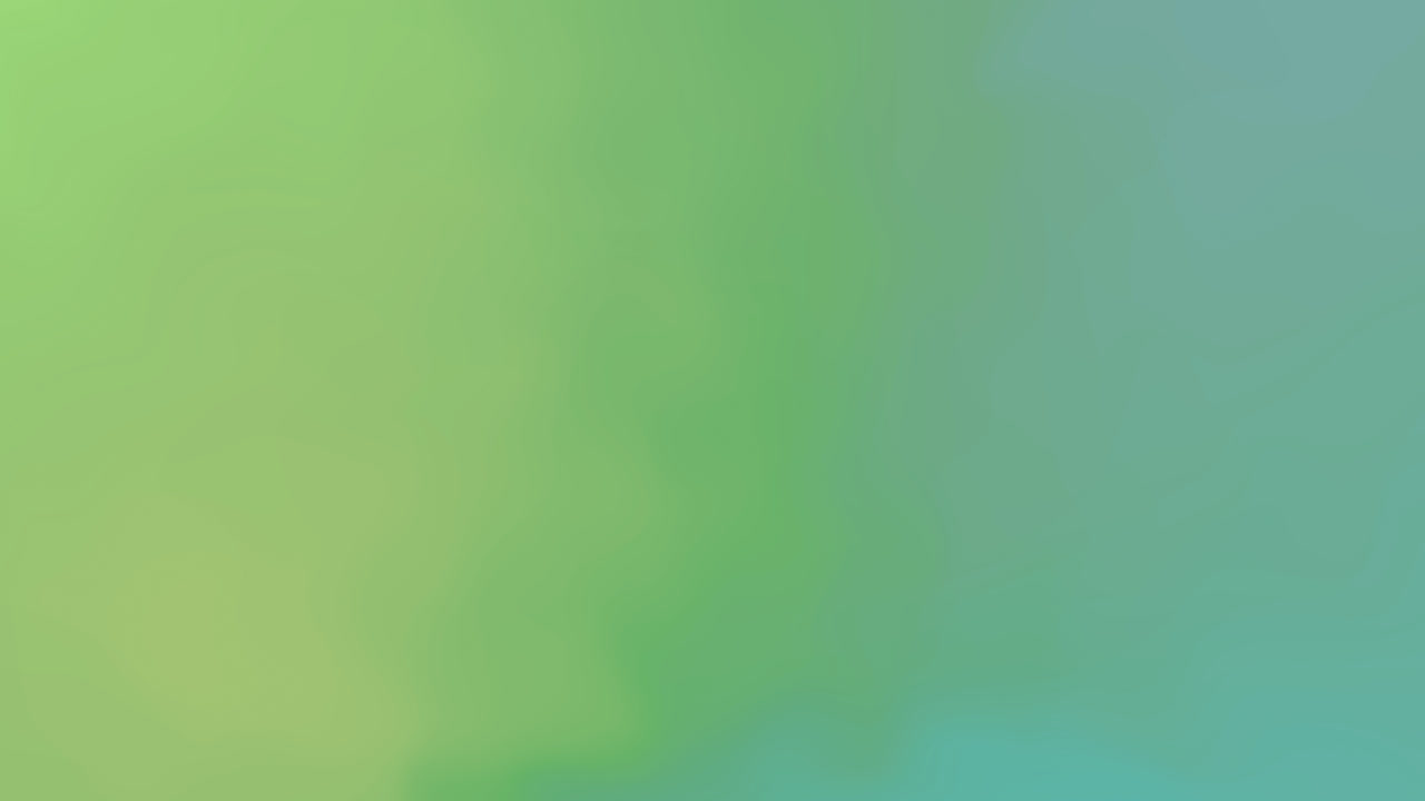 노란색, 녹색, 파란색 및 청록색 그라데이션 배경 모션