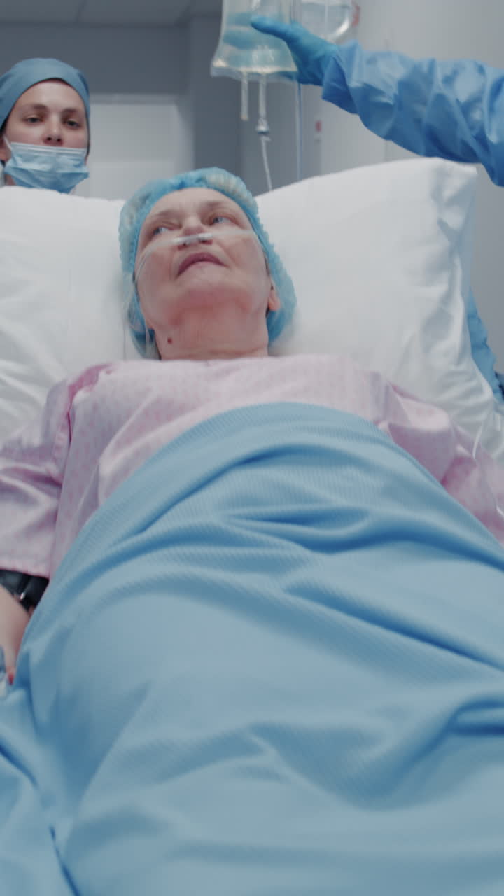 Paramedics push stretcher with elderly woman 4k 2025 07 22 08 12 34 utc.mov | african american, aged, assistance, care