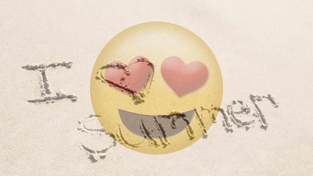 노란색 스마일리 비디오