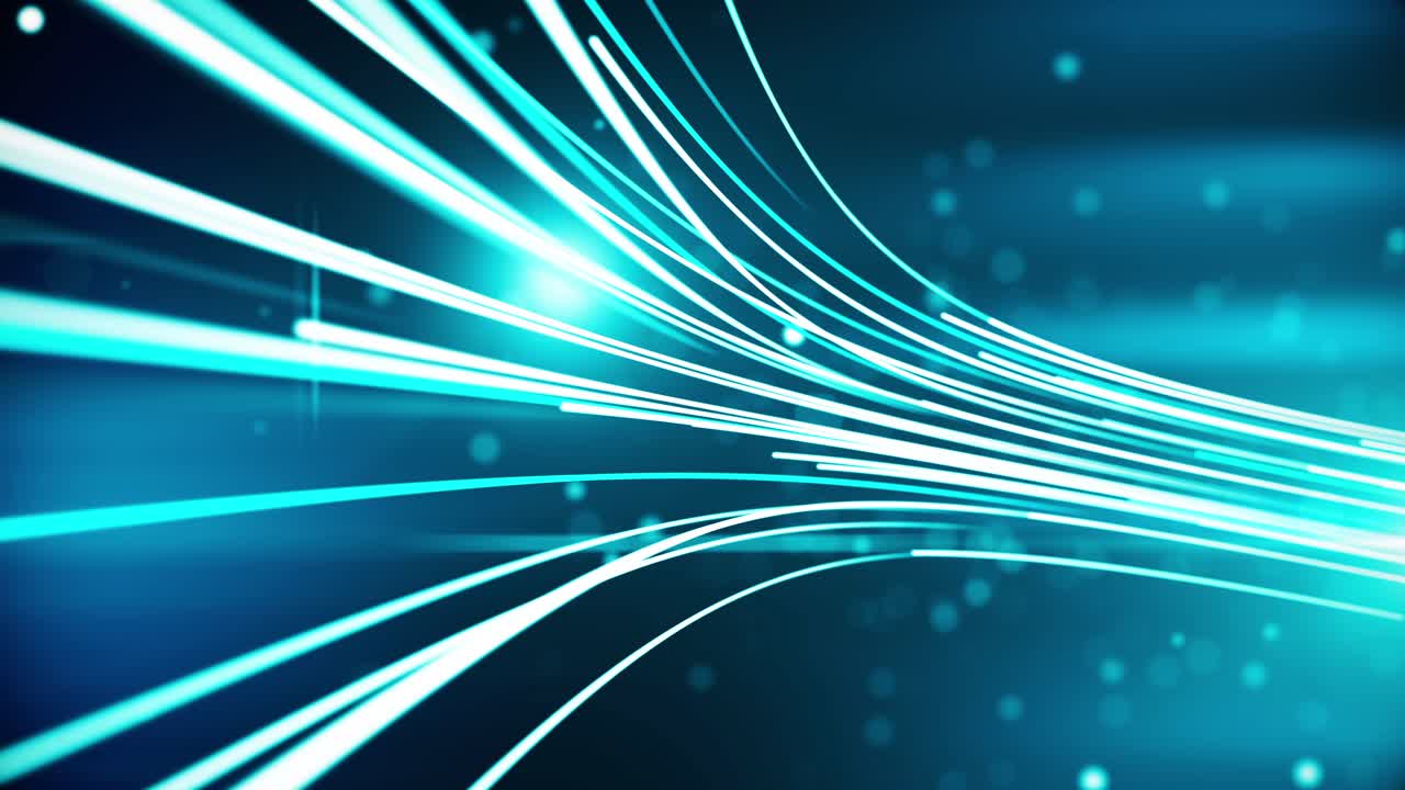 líneas de luz azules abstractas de fondo