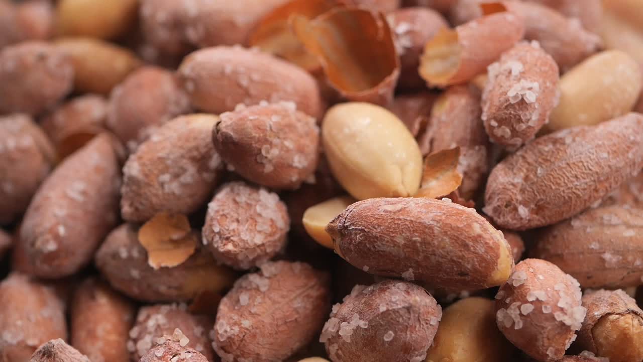 Pile of Salted Peanuts