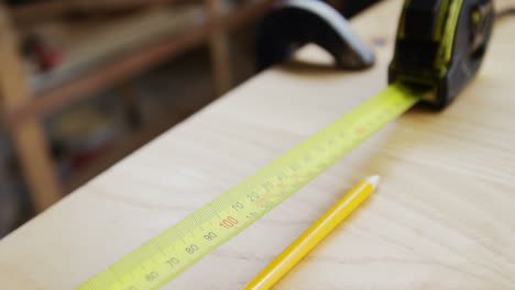 focus on measure tape