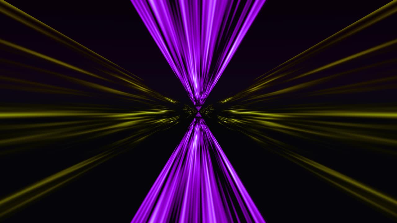 3D loop animation of neon light speed burst background