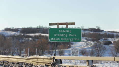 "Entering-Standing-Rock-Reservation"-sign-during-pipeline-protests