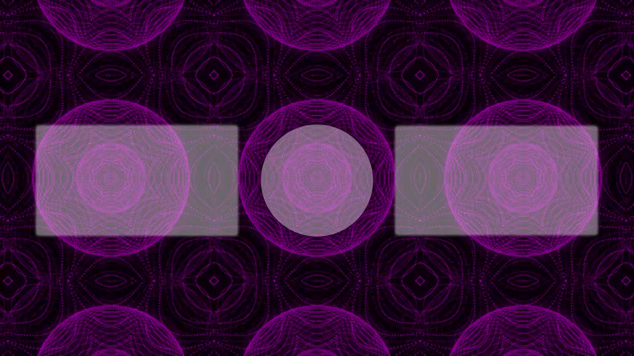 Kaleidoscope pattern end card ending screen motion graphics