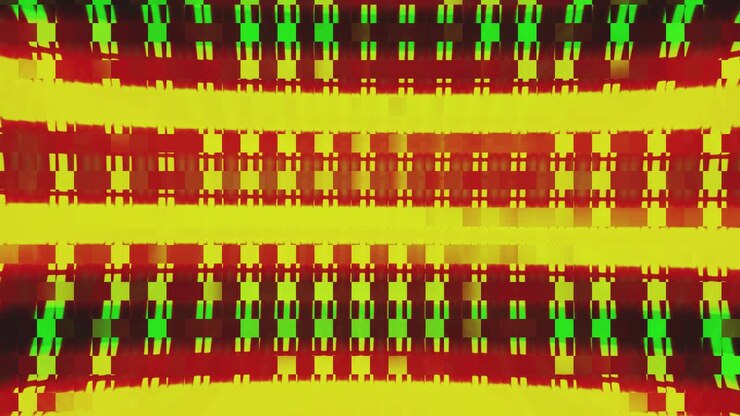 Bewegende caleidoscoop. 4K motion graphics