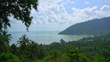 beautiful-ocean-sea-veiw-at-Naern-Thae-Wada-viewpoint-in-Nakhon-Si-Thammarat,-Thailand