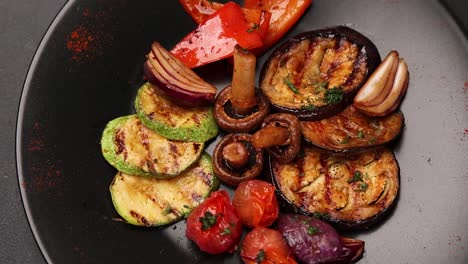 grilled vegetable platter